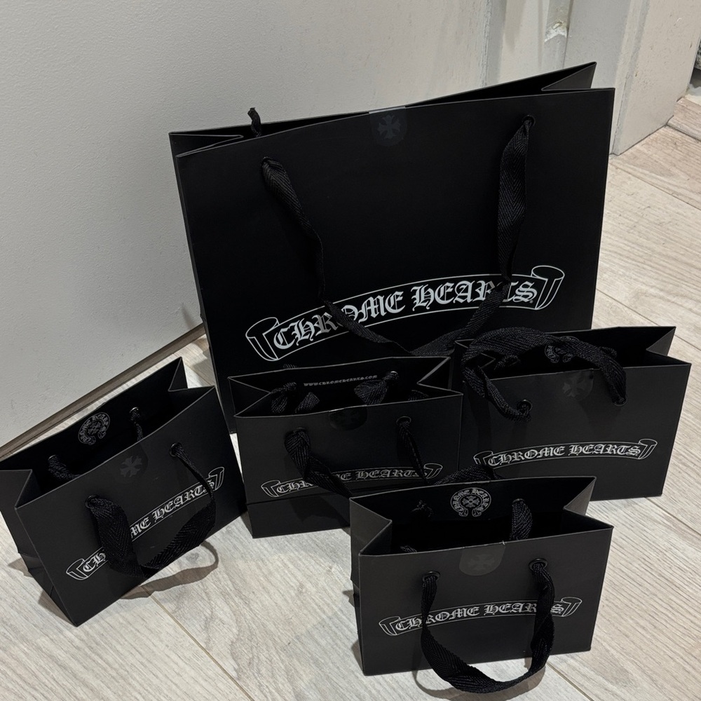 Chrome Hearts Black Shopping Bag Collection